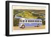 Southern Greyhound Bus-null-Framed Art Print