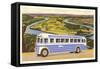 Southern Greyhound Bus-null-Framed Stretched Canvas