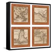 Southern Harbors, 1860-Andrew Johnson-Framed Stretched Canvas