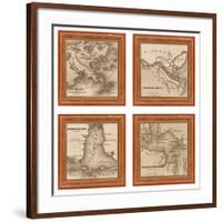 Southern Harbors, 1860-Andrew Johnson-Framed Art Print
