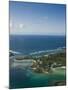 Southern Mauritius, Aerial View of Blue Bay Hotel Area, Mauritius-Walter Bibikow-Mounted Photographic Print