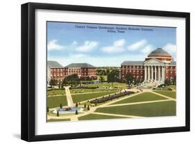 Southern Methodist University, Dallas, Texas-null-Framed Art Print