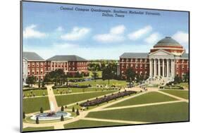 Southern Methodist University, Dallas, Texas-null-Mounted Art Print