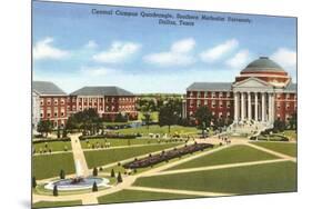 Southern Methodist University, Dallas, Texas-null-Mounted Art Print