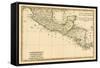 Southern Mexico, from 'Atlas De Toutes Les Parties Connues Du Globe Terrestre' by Guillaume…-Charles Marie Rigobert Bonne-Framed Stretched Canvas