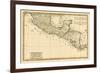 Southern Mexico, from 'Atlas De Toutes Les Parties Connues Du Globe Terrestre' by Guillaume…-Charles Marie Rigobert Bonne-Framed Giclee Print