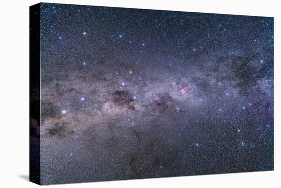 Southern Milky Way from Vela to Centaurus with Crux and Carina-Stocktrek Images-Stretched Canvas