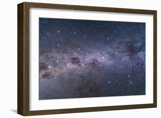 Southern Milky Way from Vela to Centaurus with Crux and Carina-Stocktrek Images-Framed Photographic Print