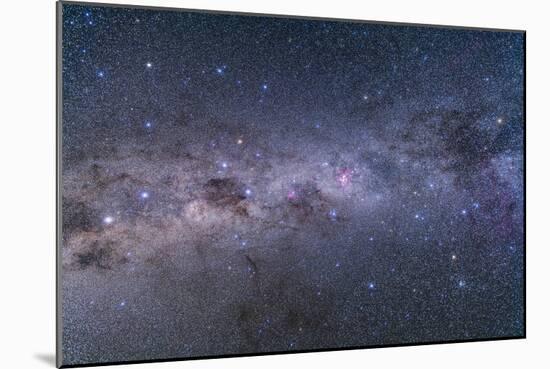 Southern Milky Way from Vela to Centaurus with Crux and Carina-Stocktrek Images-Mounted Photographic Print