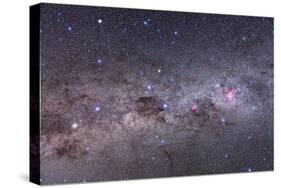 Southern Milky Way with Eta Carinae, Crux and Alpha and Beta Centauri-null-Stretched Canvas