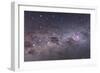 Southern Milky Way with Eta Carinae, Crux and Alpha and Beta Centauri-null-Framed Photographic Print