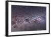 Southern Milky Way with Eta Carinae, Crux and Alpha and Beta Centauri-null-Framed Photographic Print