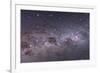 Southern Milky Way with Eta Carinae, Crux and Alpha and Beta Centauri-null-Framed Photographic Print