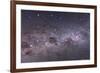 Southern Milky Way with Eta Carinae, Crux and Alpha and Beta Centauri-null-Framed Photographic Print