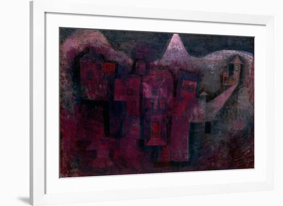 Southern Mountain Village-Paul Klee-Framed Giclee Print