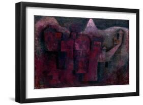 Southern Mountain Village-Paul Klee-Framed Giclee Print
