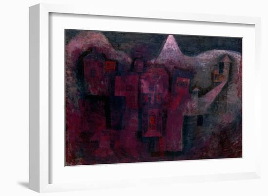 Southern Mountain Village-Paul Klee-Framed Giclee Print