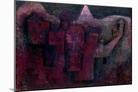 Southern Mountain Village-Paul Klee-Mounted Giclee Print