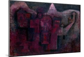 Southern Mountain Village-Paul Klee-Mounted Giclee Print