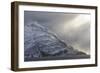 Southern Ocean, South Georgia, Salisbury Plain, Snowy peaks surround Salisbury Plain.-Ellen Goff-Framed Photographic Print