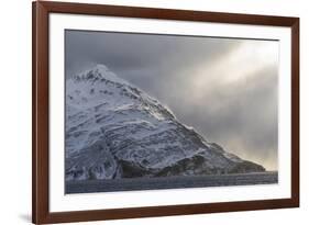 Southern Ocean, South Georgia, Salisbury Plain, Snowy peaks surround Salisbury Plain.-Ellen Goff-Framed Photographic Print