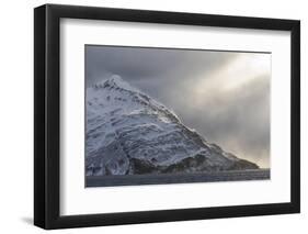 Southern Ocean, South Georgia, Salisbury Plain, Snowy peaks surround Salisbury Plain.-Ellen Goff-Framed Photographic Print