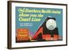 Southern Pacific Ad-null-Framed Art Print