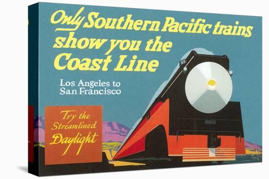 Southern Pacific Ad-null-Stretched Canvas
