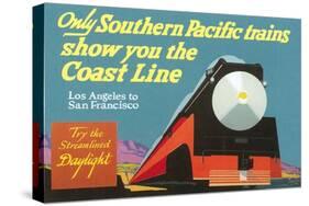 Southern Pacific Ad-null-Stretched Canvas