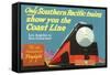 Southern Pacific Ad-null-Framed Stretched Canvas