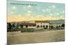 Southern Pacific Depot, Santa Barbara, California, 1910-35-null-Mounted Giclee Print