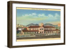 Southern Pacific Depot, Tucson, Arizona-null-Framed Art Print