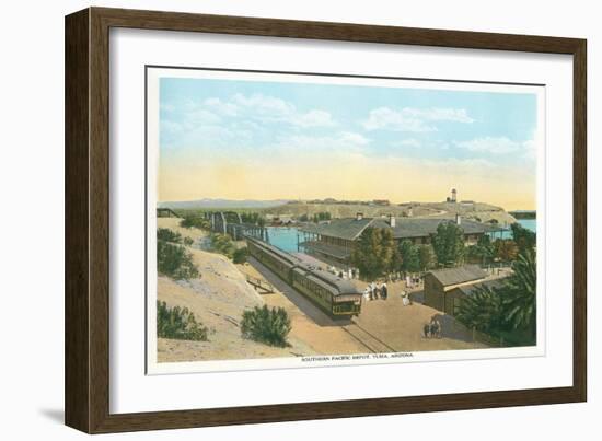 Southern Pacific Depot, Yuma-null-Framed Art Print