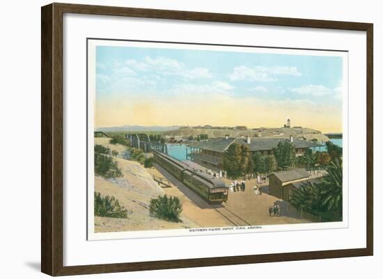 Southern Pacific Depot, Yuma-null-Framed Art Print