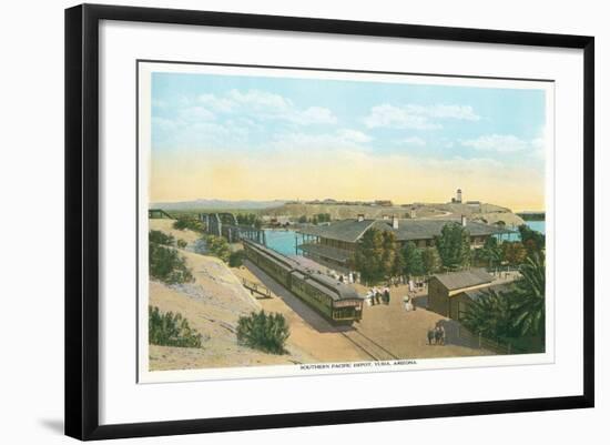 Southern Pacific Depot, Yuma-null-Framed Art Print