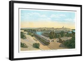 Southern Pacific Depot, Yuma-null-Framed Art Print