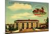 Southern Pacific Station, Sacramento, California, 1935-null-Mounted Giclee Print