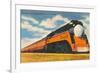 Southern Pacific Streamlined Train, Sunbeam-null-Framed Premium Giclee Print