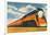 Southern Pacific Streamlined Train, Sunbeam-null-Framed Art Print