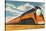 Southern Pacific Streamlined Train, Sunbeam-null-Stretched Canvas