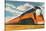 Southern Pacific Streamlined Train, Sunbeam-null-Stretched Canvas