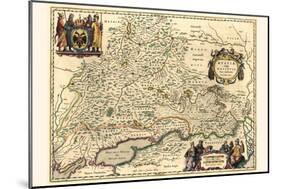 Southern Part Of Russia-Willem Janszoon Blaeu-Mounted Art Print