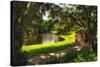 Southern Plantation Scenic, Charleston, SC-George Oze-Stretched Canvas