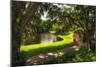 Southern Plantation Scenic, Charleston, SC-George Oze-Mounted Photographic Print