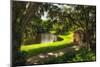 Southern Plantation Scenic, Charleston, SC-George Oze-Mounted Photographic Print