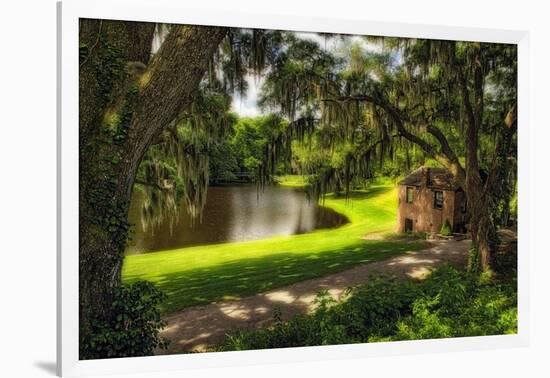 Southern Plantation Scenic, Charleston, SC-George Oze-Framed Photographic Print