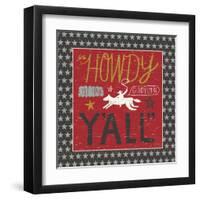 Southern Pride Howdy Yall-Michael Mullan-Framed Art Print