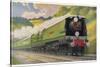 Southern Railway Express is Hauled by a "West Country" Locomotive-null-Stretched Canvas