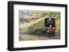 Southern Railway Express is Hauled by a "West Country" Locomotive-null-Framed Photographic Print