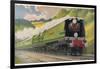 Southern Railway Express is Hauled by a "West Country" Locomotive-null-Framed Photographic Print